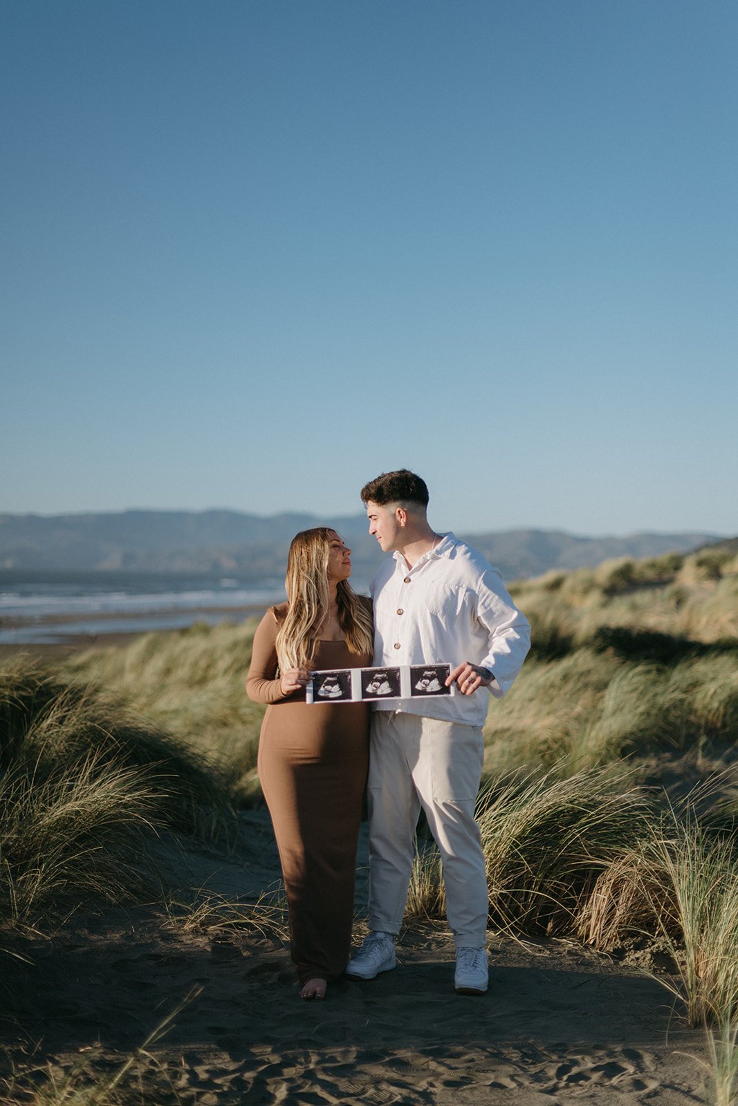 Playful Beach Maternity Session at Ocean Beach, SF