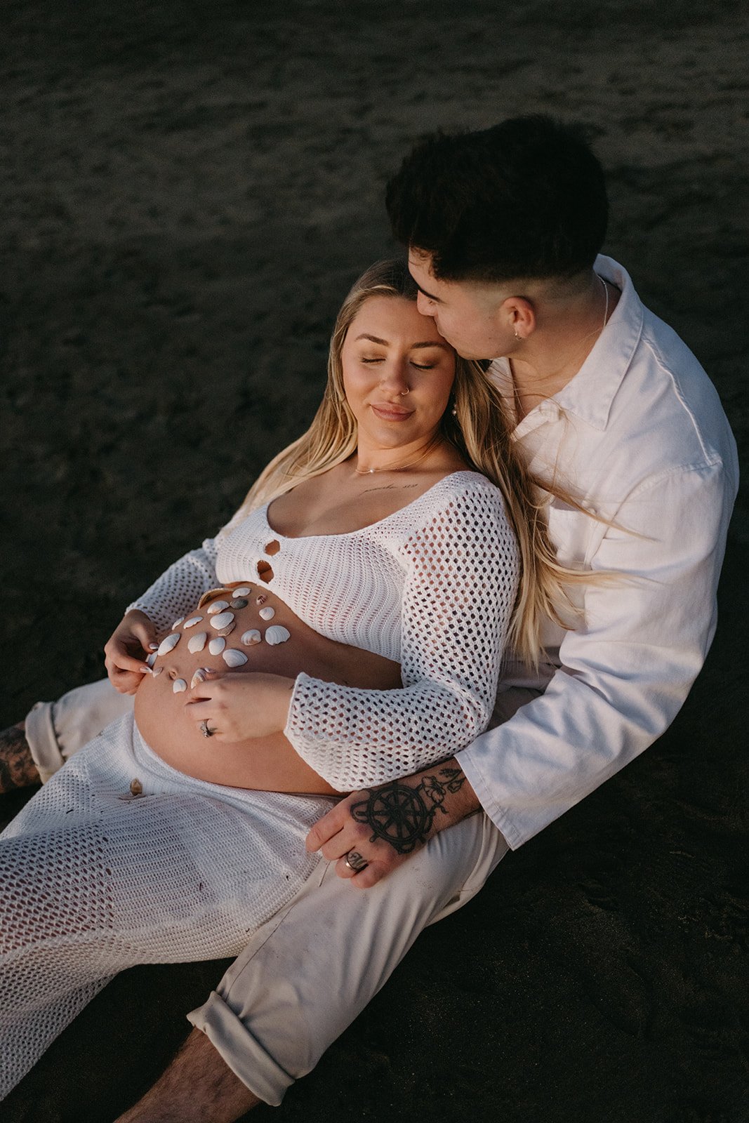 Playful Beach Maternity Session at Ocean Beach, SF