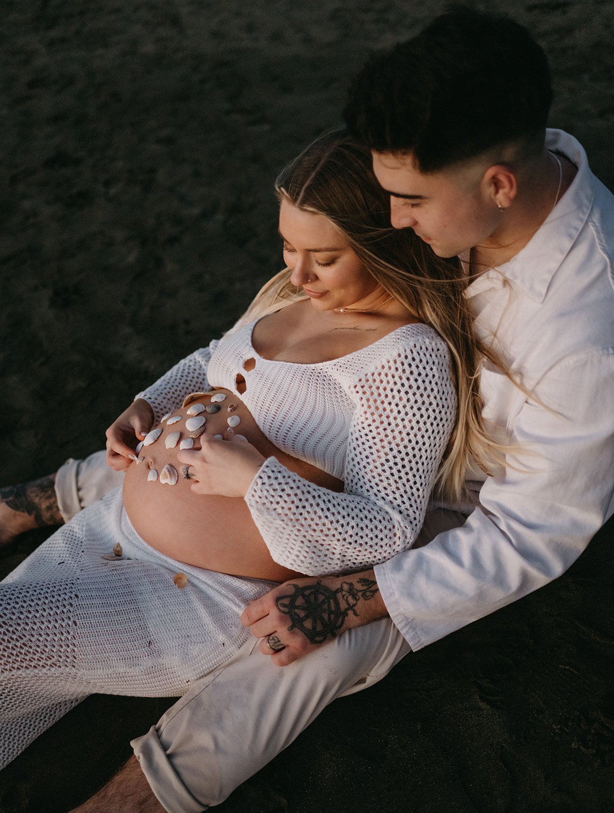 Playful Beach Maternity Session at Ocean Beach, SF