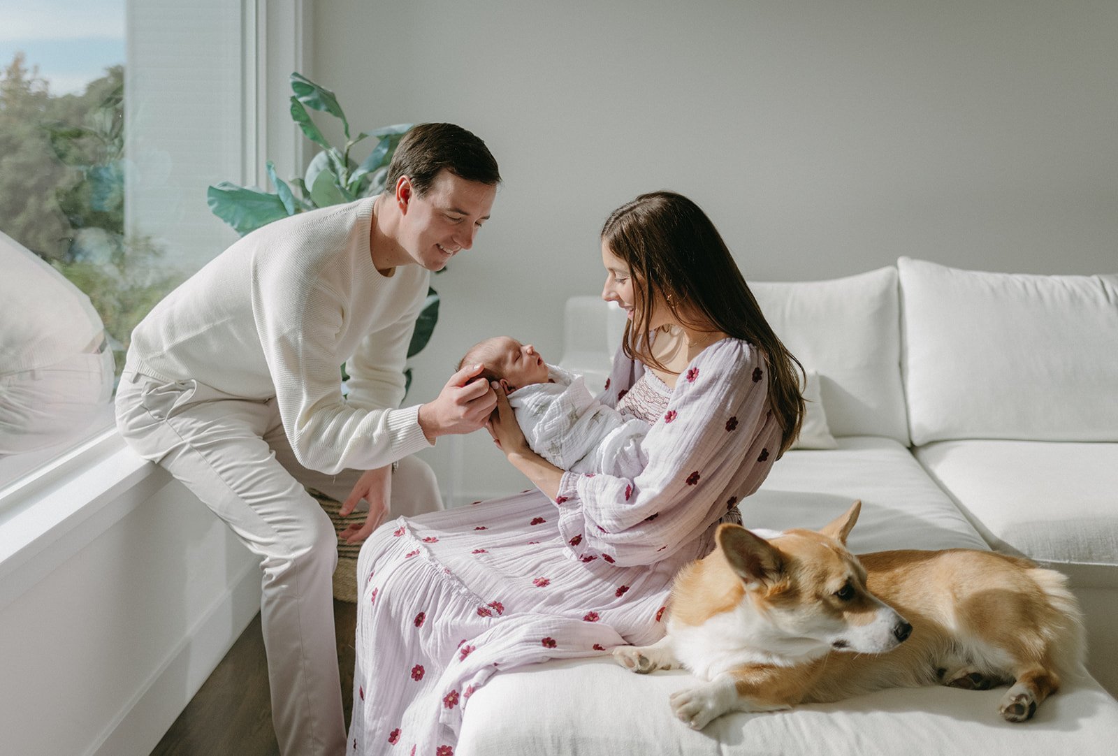 Relaxed and Casual In-Home Newborn Session