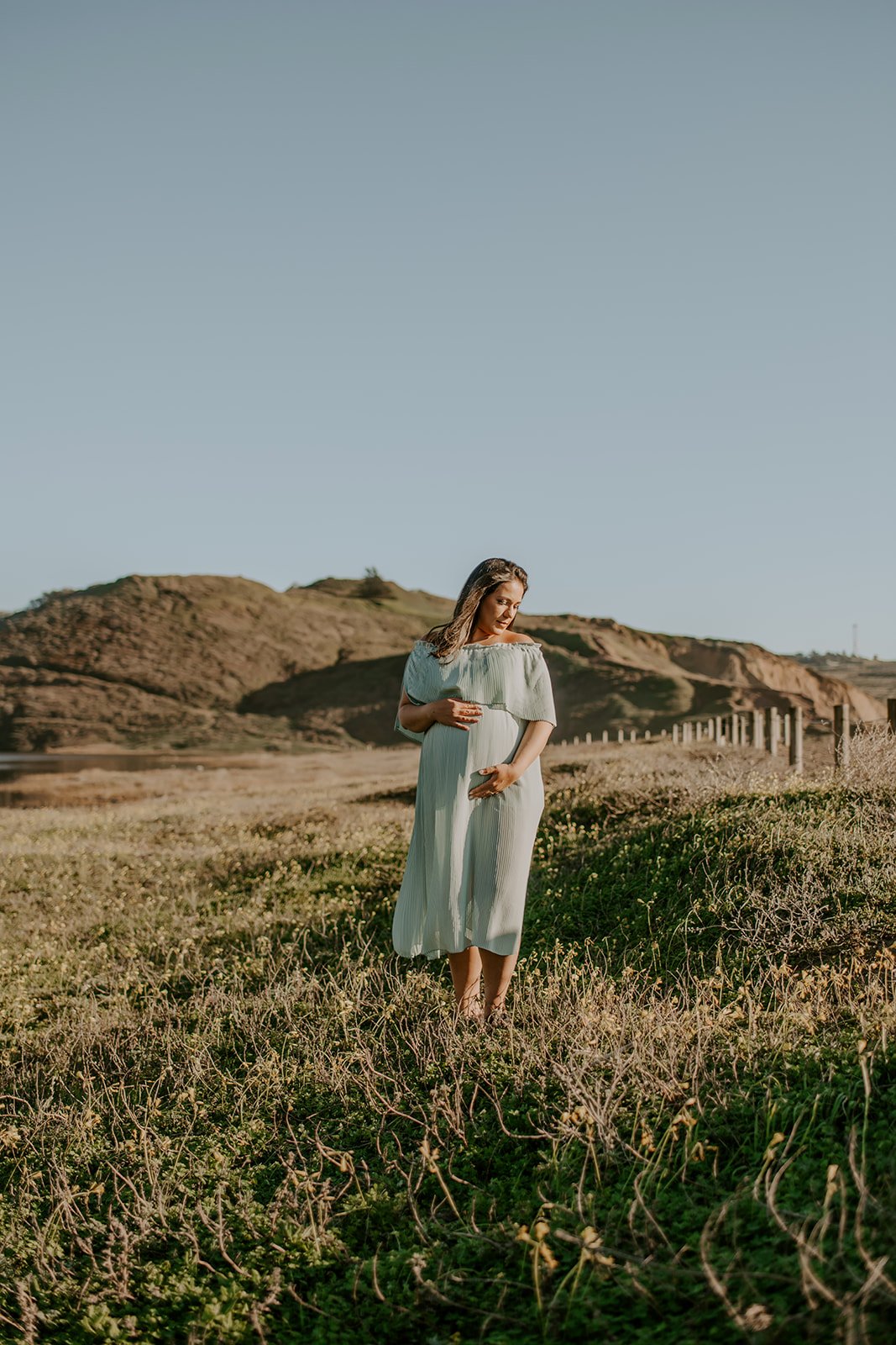 Playful Beach Maternity Session at Rodeo Beach