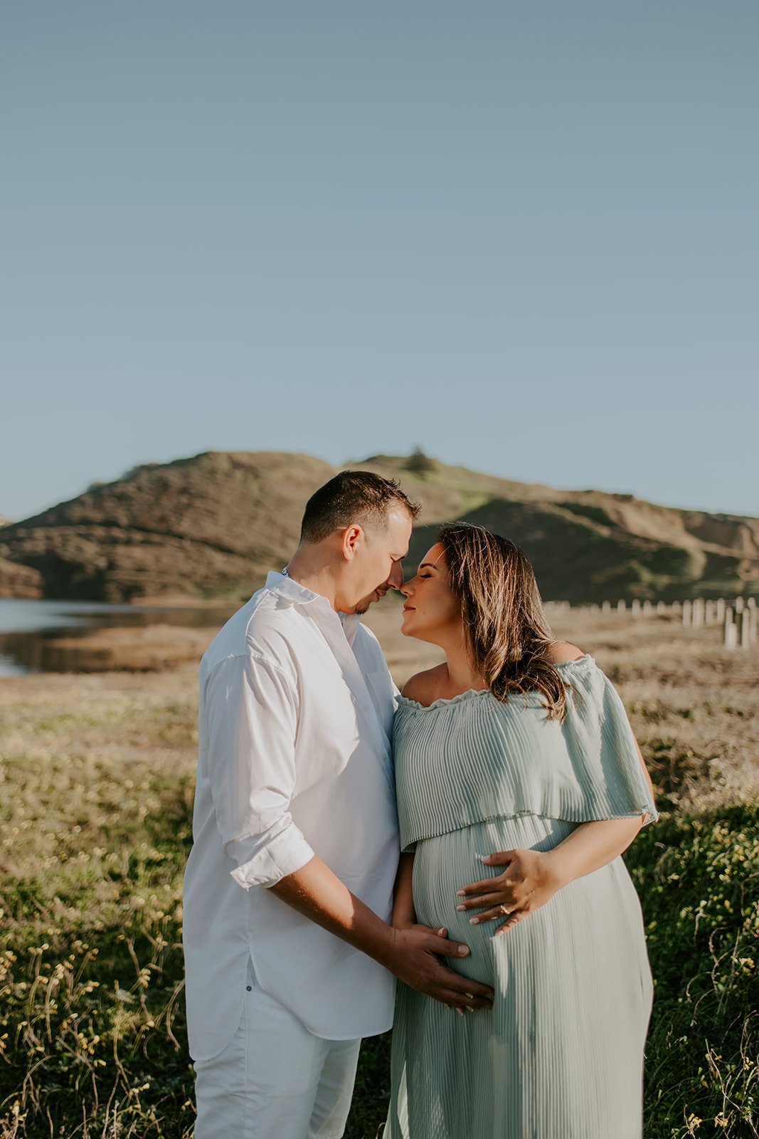 Playful Beach Maternity Session at Rodeo Beach