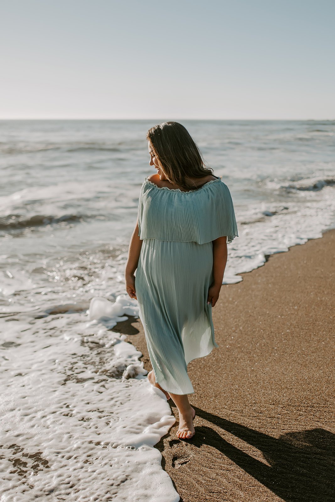 Playful Beach Maternity Session at Rodeo Beach