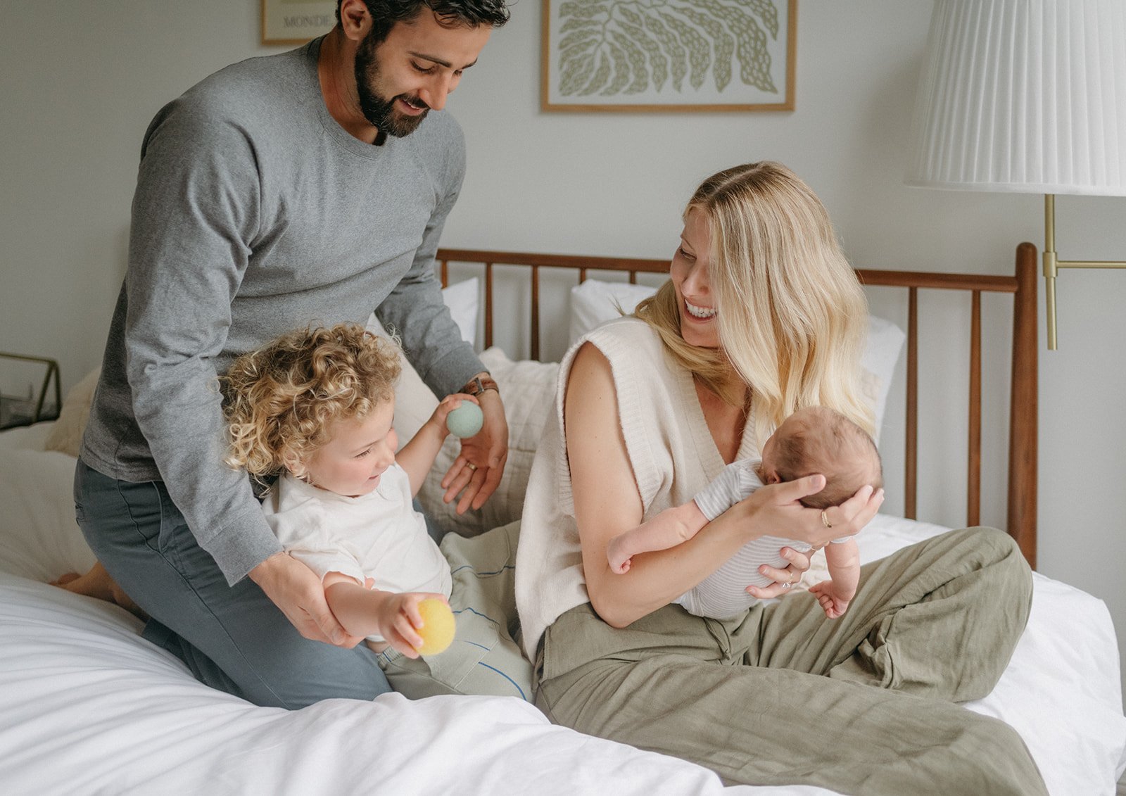 Playful Lifestyle In-Home Newborn Session in Marin County