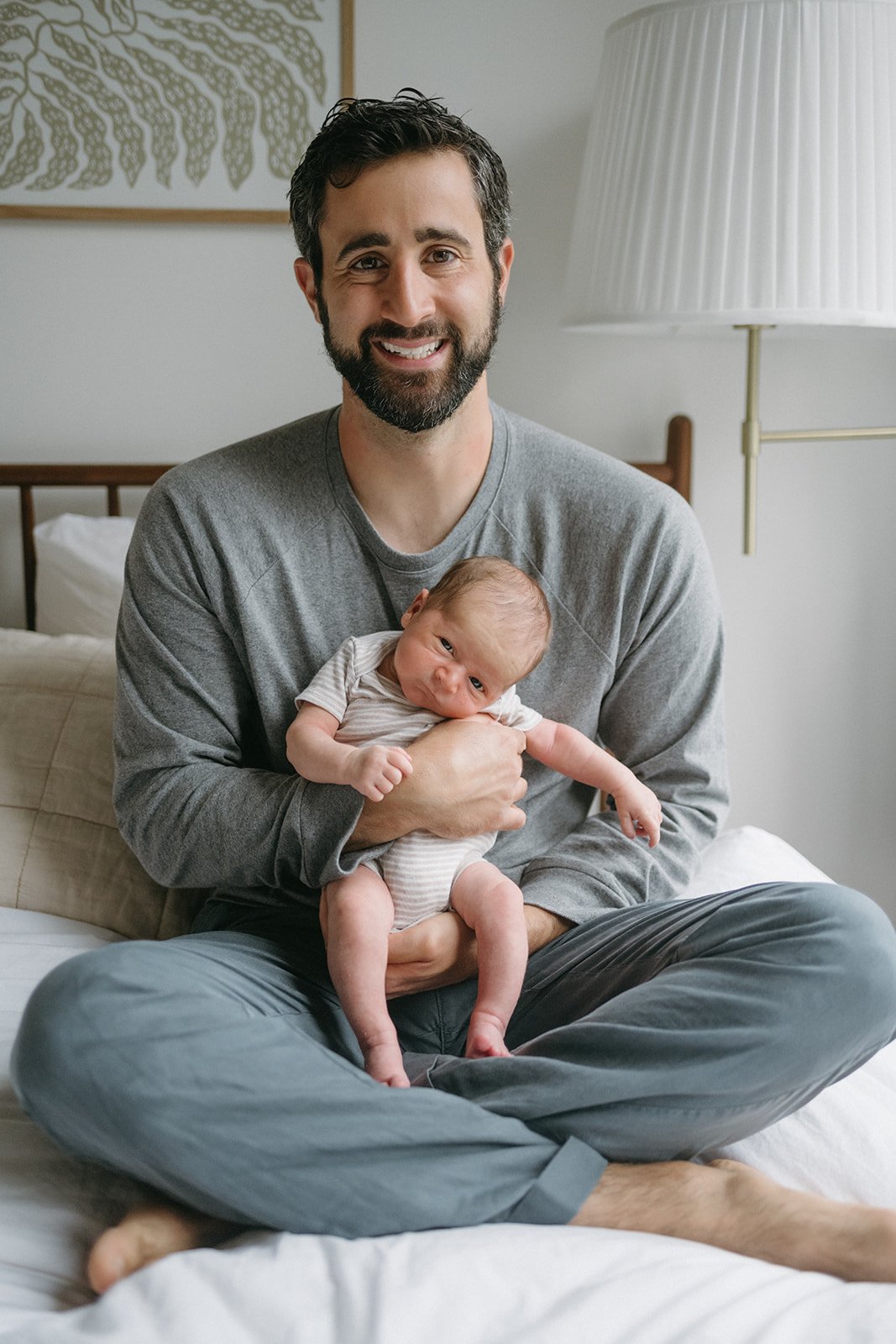 Playful Lifestyle In-Home Newborn Session in Marin County