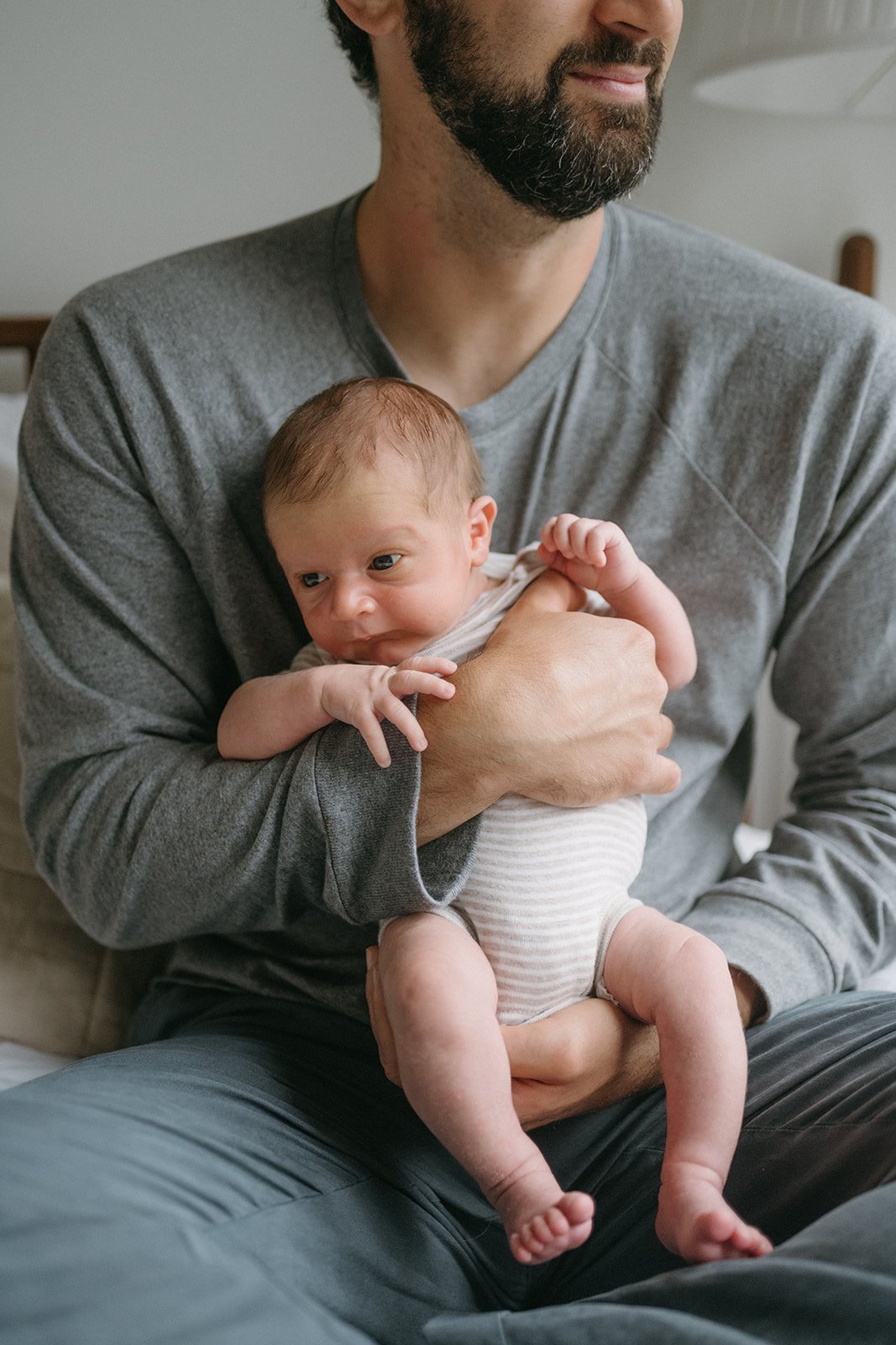 Playful Lifestyle In-Home Newborn Session in Marin County