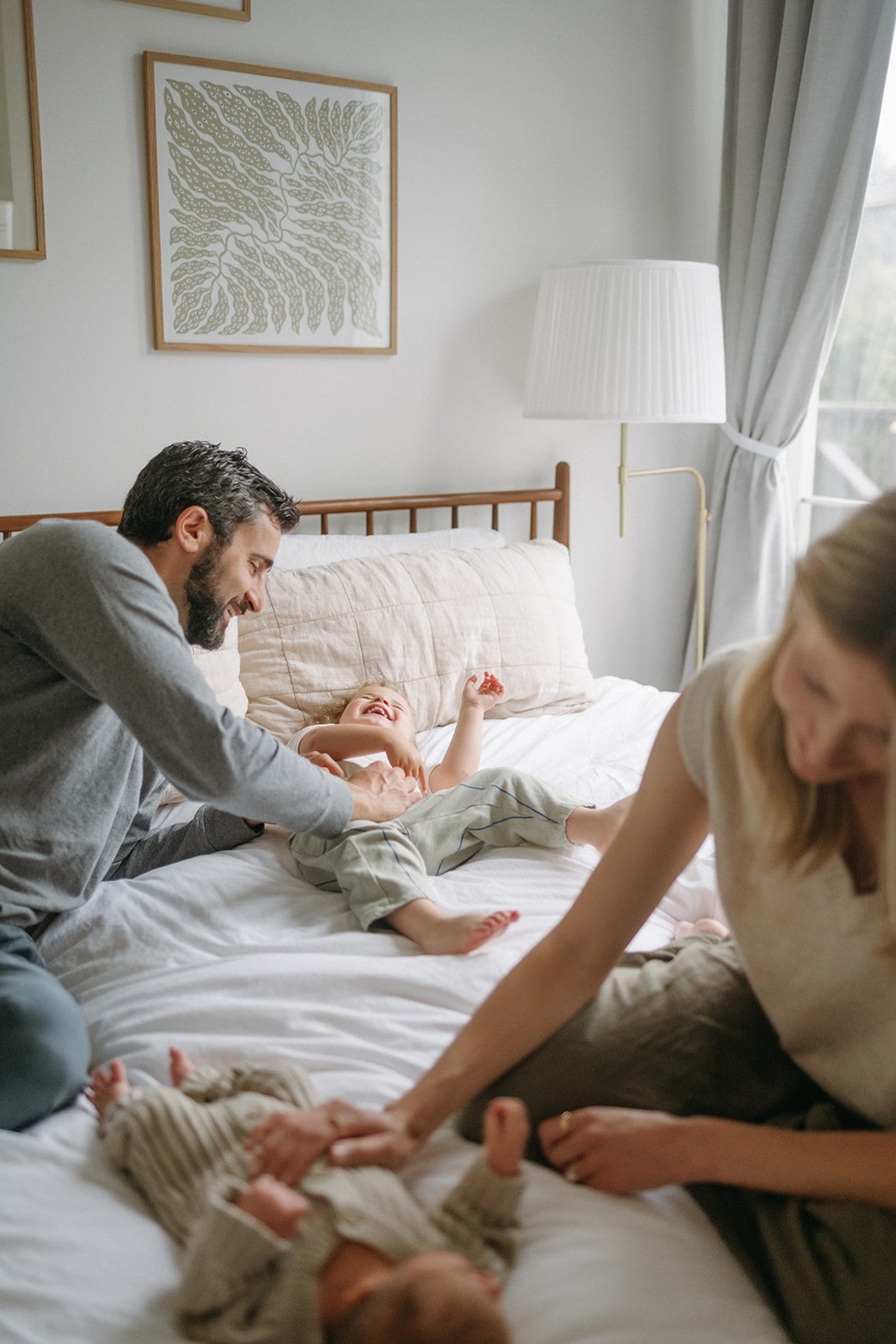 Playful Lifestyle In-Home Newborn Session in Marin County