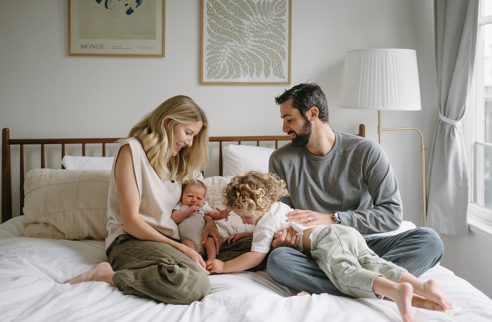 Playful Lifestyle In-Home Newborn Session in Marin County