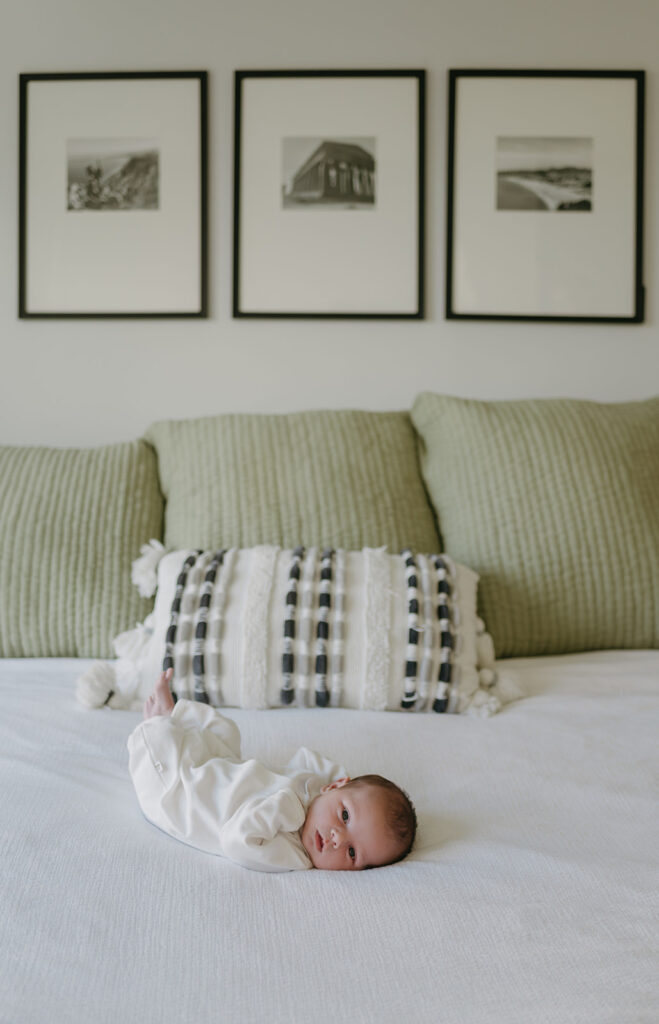 cute baby during her newborn session