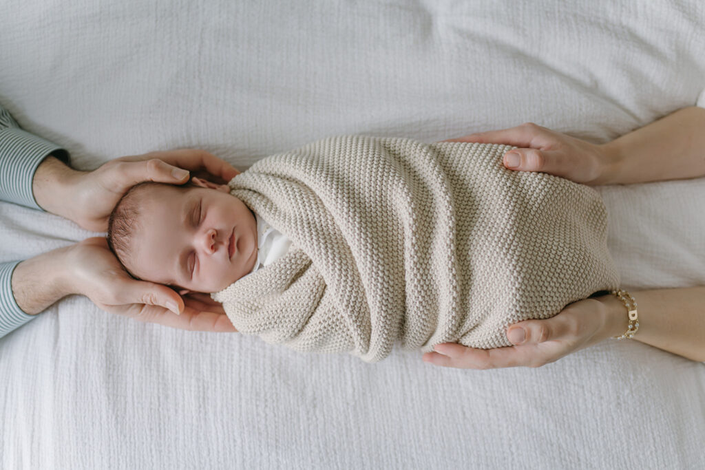 cute baby girl during her photoshoot