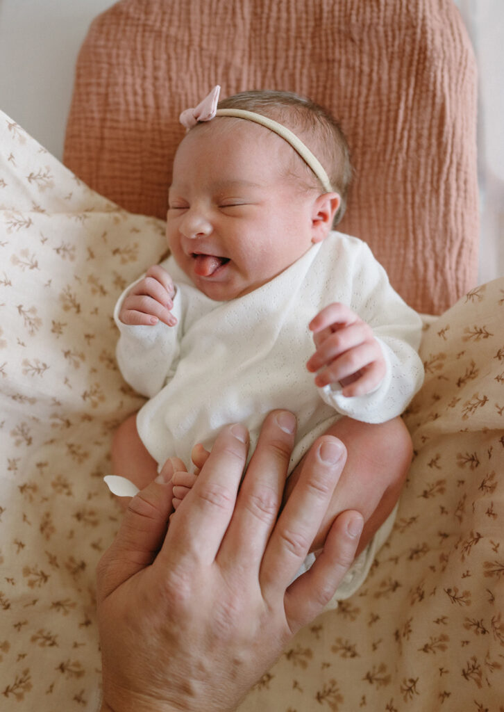 cute newborn baby girl